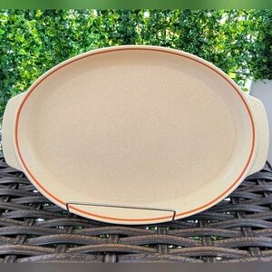 Lenox Temper-ware Magic Garden Oval Serving/Roaster Platter.